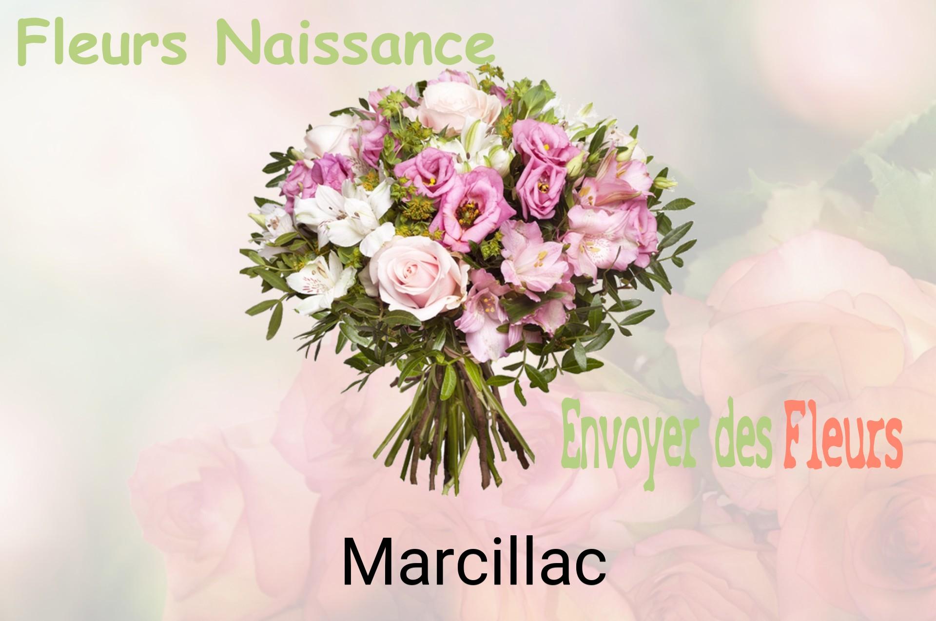 Bouquet de fleurs de naissance livré à Marcillac